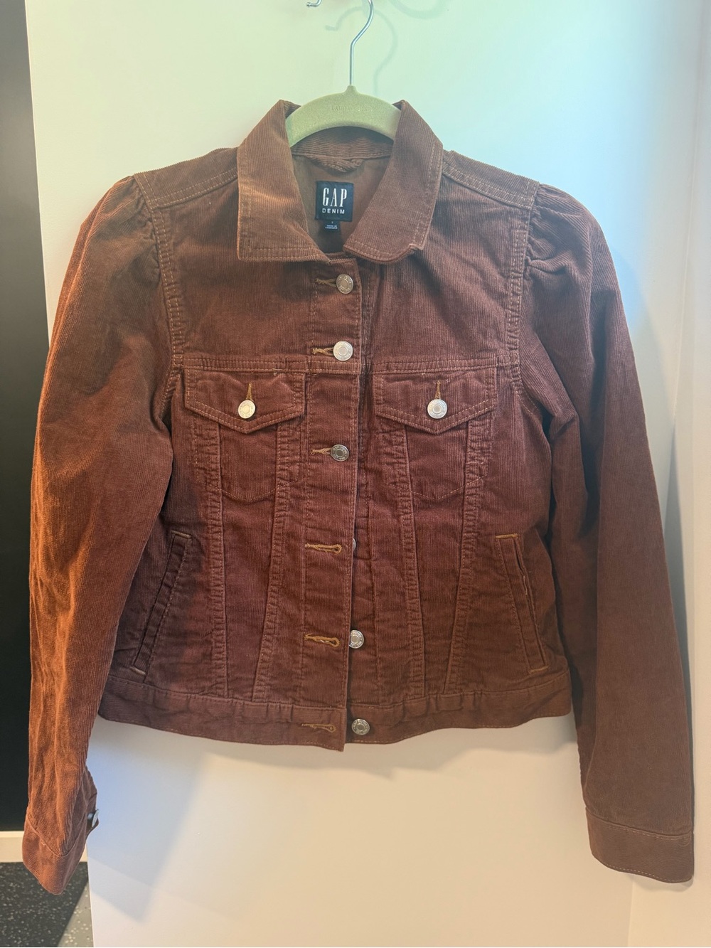 Women's Gap Icon Puff Sleeve Corduroy Jacket